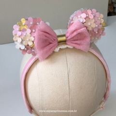 Headband Floral Minnie Baby - comprar online