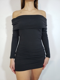 Vestido modal bote frunce Art 50157 - comprar online
