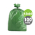 BOLSA RESIDUOS VERDE 45x60 - PACK X100