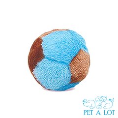 Brinquedo de Pelúcia - Bola Azul e Marrom