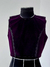 Cropped Veludo Roxo P