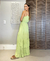 Vestido Longo Babado Curva Verde - Hanna Lima 