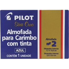 Almofada para Carimbo nr 2 Azul - Pilot - Riscom - Comércio Online