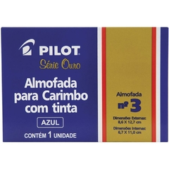 Almofada para Carimbo nr 3 Azul - Pilot - Riscom - Comércio Online