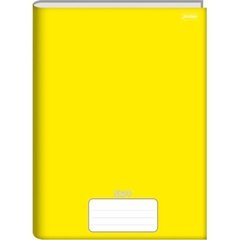 Caderno Brochurão Capa Dura Stiff 96 Folhas Amarelo Jandaia