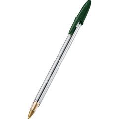 Caneta Esferográfica Cristal Verde 50un - Bic - Riscom - Comércio Online