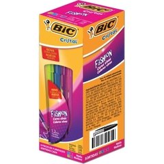 Caneta Esferográfica Cristal Fashion Pack 04 Cores - Bic