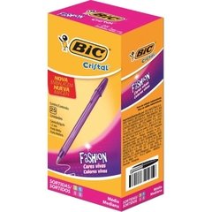 Caneta Esferográfica Cristal Fashion Sortidas - Bic