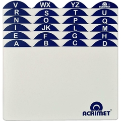 Indice para Fichário A-Z 4x6 Cartão - Acrimet