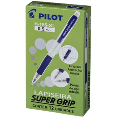 Lapiseira 0,5mm Supergrip H-185 Azul 12unid - Pilot - comprar online