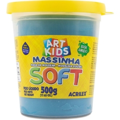 Massa para Modelar Soft 500 g Azul - Acrilex