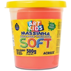 Massa para Modelar Soft 500 g Vermelho - Acrilex