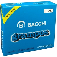 Grampo para Grampeador 23/8 Galvanizado 1000un Bacchi - comprar online