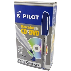 Marcador para CD e DVD 2,0 mm Ponta Média Azul - Pilot