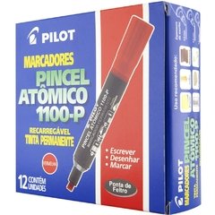 Pincel Marcador Permanente Atômico 1100p Vermelho Recarr. - Pilot