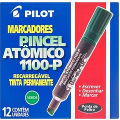 Pincel Marcador Permanente Atômico 1100p Verde Recarreg. - Pilot