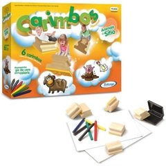 Carimbo Pedagógico Animais do Sitio P/Colorir Xalingo - comprar online