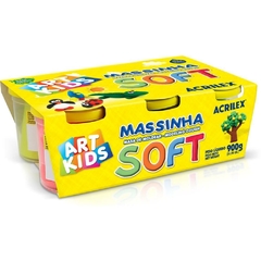 Massa para Modelar Soft 150 g 6 Cores - Acrilex