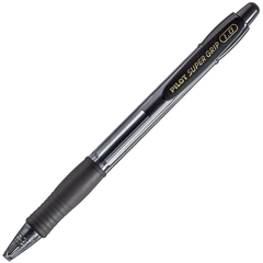 Caneta Retrátil Bpgp-S Supergrip 1.0mm Preta 12un - Pilot na internet