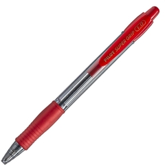 Caneta Retrátil Bpgp-S Supergrip 1.0mm Vermelha 12un - Pilot na internet