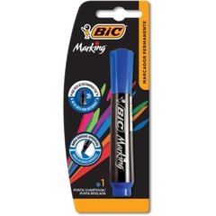 Marcador Permanente Marcador Recarregável Azul - Bic