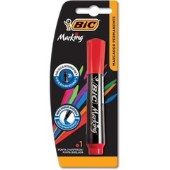 Marcador Permanente Marcador Recarregável Vermelha - Bic