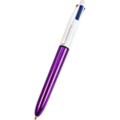 Caneta Esferográfica Bic 4 Cores Metallic Corpo Rx - Bic na internet