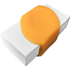 Borracha Branca Eraser Capa Plástica Laranja 24un - Bic