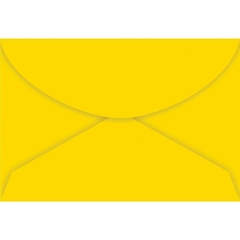 Envelope para Cartão de Visita Amarelo 72x108mm 80g Foroni