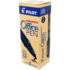 Caneta Hidrográfica Office Pen 2.0mm Preta - Pilot - comprar online