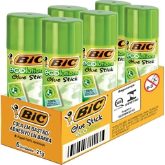 Cola em Bastão Ecolutions 21g 6un - Bic