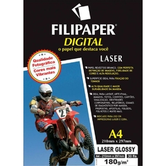 Papel fotográfico Laser A4 Glossy Profissional 30 folhas