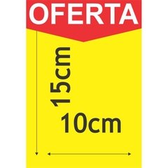 Cartaz p/Marcação Oferta Amarelo A6 10x15cm.250g 25un Radex