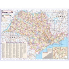 Mapa Periódico Estado de São Paulo 120x90cm - Multimapas