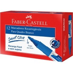 Pincel Quadro Branco Recarregável Azul - Faber-Castell