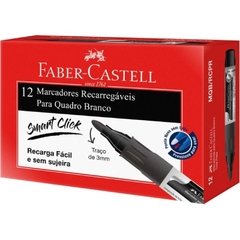 Pincel Quadro Branco Recarregável Preto - Faber-Castell