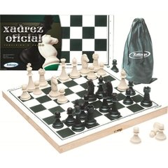 Jogo de Xadrez Oficial 40x40cm - Xalingo - Riscom - Comércio Online