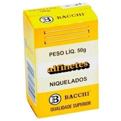 Alfinete de Costura N.24 Aço Niquelado 50g - Bacchi