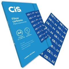 Papel Carbono para Lápis Cis Filme Azul A-4 100fls - Sertic