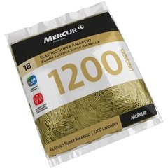 Elástico Amarelo N.18 Standard 1 Kilo 1200pecas - Mercur