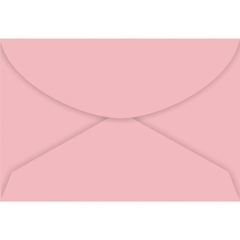 Envelope para Cartão de Visita Rosa Claro 72x108mm 80g