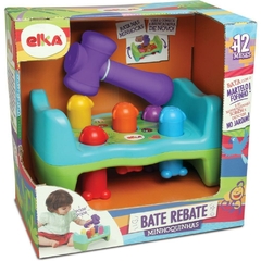 Brinquedo para Bebê Bate Rebate Minhoquinhas - Elka