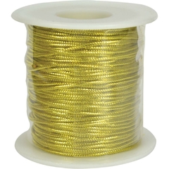 Aviamento Cordão 1,2 mm com 50 m Ouro - Kit