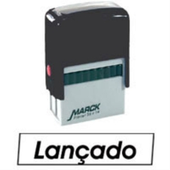 Carimbo Autoentintado Automático 38x14mm Lançado