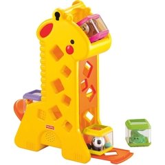 Girafa com Blocos Fisher-Price - Mattel - Riscom - Comércio Online