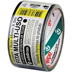 Fita de Alta Resistência Silver Tape Preta 48mmx5m Adelbras