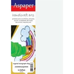 Papel Vegetal Lasergraph A4 180g. 50 fls - Usa Folien