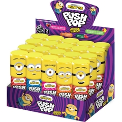 Doce Minions Push Pop - Bazooka Candy