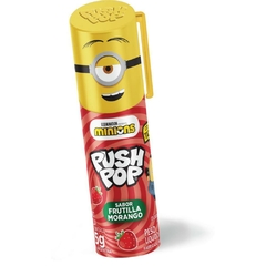 Doce Minions Push Pop - Bazooka Candy - Riscom - Comércio Online