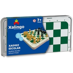 Jogo de Xadrez Escolar Plástico - Xalingo